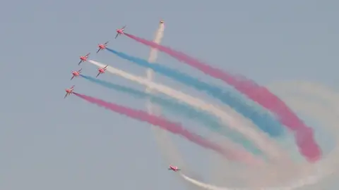 BBC Red Arrows display