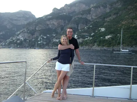 Sherri Crichton Sherri and Michael Crichton on the Amalfi Coast in August 2007