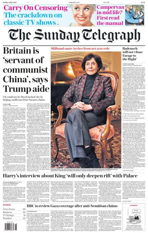  Britain is 'servant of communist China', says Trump aide