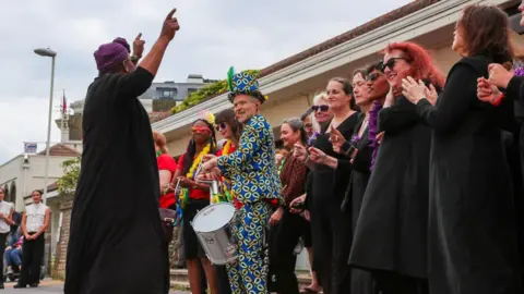 Performers at Worthing Festival 