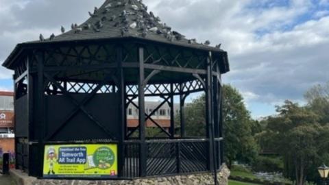 The bandstand in Tamworth