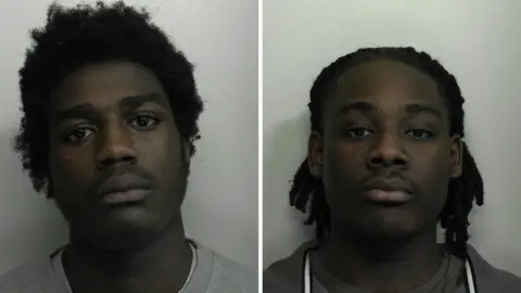 Custody shots of Fousseynou Soumare and Ange Clavery. 