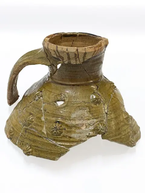 Culture Perth and Kinross The top half of a clay pot excavated from a vennel in Perth