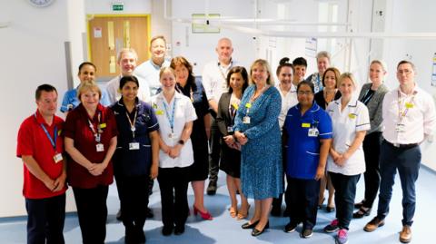 Staff at the stroke unit in Dorset
