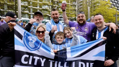 Nick Potts/PA Media Coventry city fans