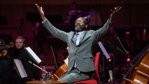 Nick Robinson Sir Lenny Henry at Royal Birmingham Conservatoire 