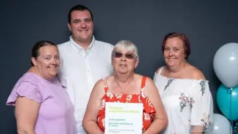 Oldham Council Linda Garforth and her family