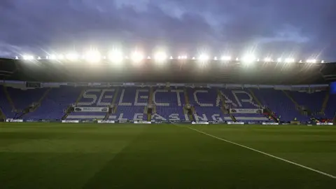 A stand at Reading's SCL stadium