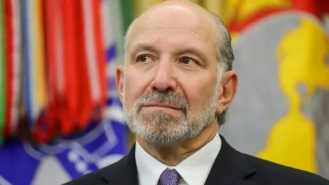 U.S. Commerce Secretary Howard Lutnick attends an event on advancing health care affordability in the Oval Office of the White House on April 23, 2026 in Washington, DC. 