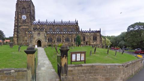 A picture of St Mary's Church in Thirsk