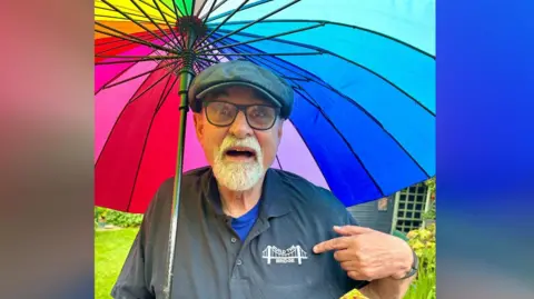 Toby Wood Toby Wood with his Build the Bride T-shirt 