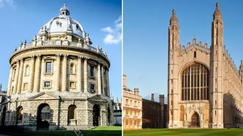 Getty Images Oxford and Cambridge universities