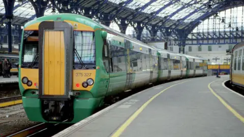 Getty Images Train at Brighton station