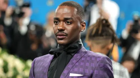 Getty Images Ncuti Gatwa attends the 2025 Met Gala Celebrating "Superfine: Tailoring Black Style" at Metropolitan Museum of Art on May 05, 2025 in New York City.
