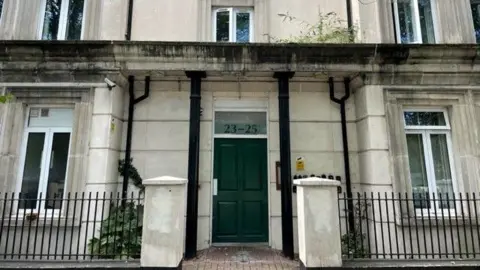 ROSIE BLUNT/BBC The outside of 23-25 Gloucester Place Brighton