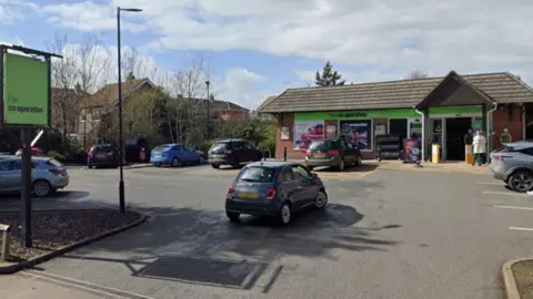 Google Street view of the Co-op store on Braunston Road, in Oakham, Rutland.