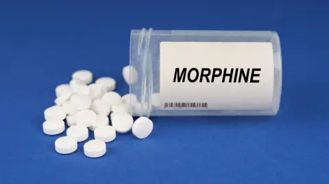 Getty Images A bottle of morphine tablets