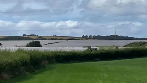 Solar panels on hills