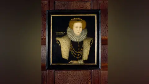 National Trust Images/James Dobson Portrait of Bess of Hardwick inside Hardwick Hall