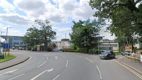 Outside view of Frimley Park Hospital