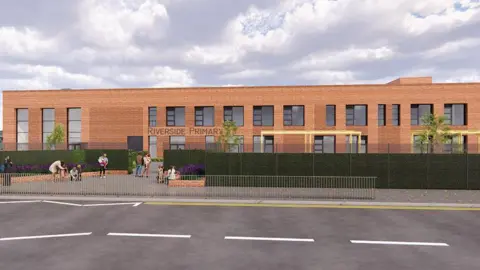 Morgan Sindall Construction An artist's impression of how the new Riverside Primary school could look