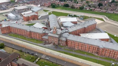 Aerial shot of HMP Wakefield 