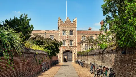 Getty Images The entrance to Jesus College, University of Cambridge 