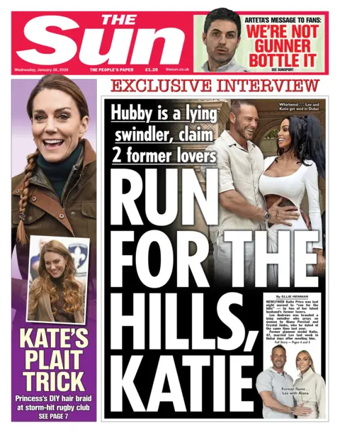 “Run for the hills, Katie”.