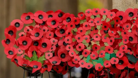 EPA Generic image of poppy Remembrance wreaths