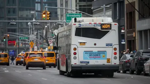 Getty Images A New York City bus 