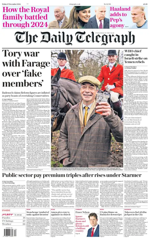  Tory war with Farage over fake members