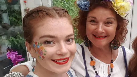 Family Ella Finnegan with her mother Sybille