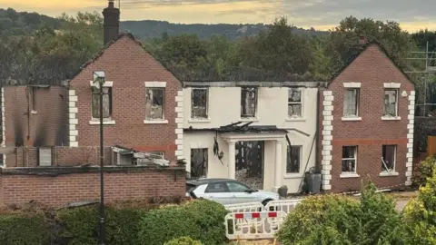 House destroyed by fire