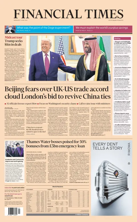  "Beijing fears over UK-US trade accord cloud London's bid to revive China ties". 