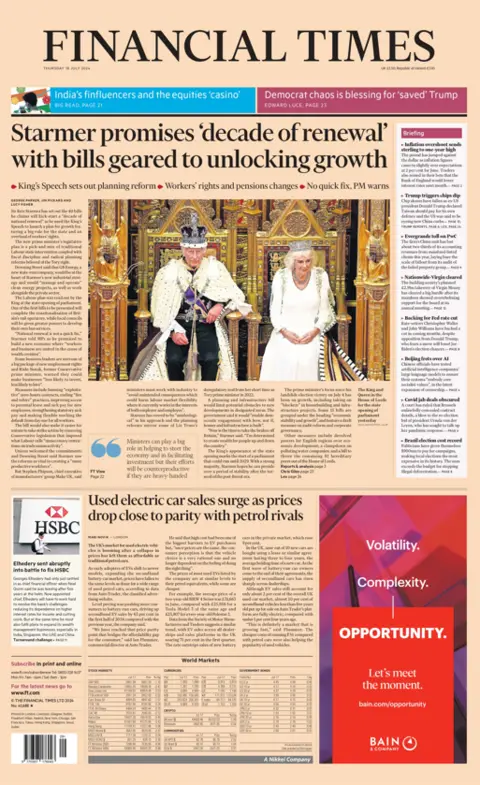 FT front page