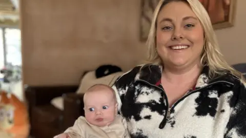 Bethany says she was 'traumatised' after her son Locksley's free birth by a possible referral to social services for refusing to take him to hospital. 