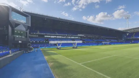 Ipswich Town A computer generated image gives an artist's impression of what the new West Stand could look like