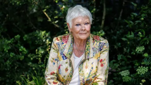 EPA Dame Judi Dench at The Octavia Hill Garden display during the press day at the Chelsea Flower Show in London, Britain, 20 May 2024.