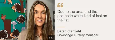 Sarah Clanfield, nursery manager