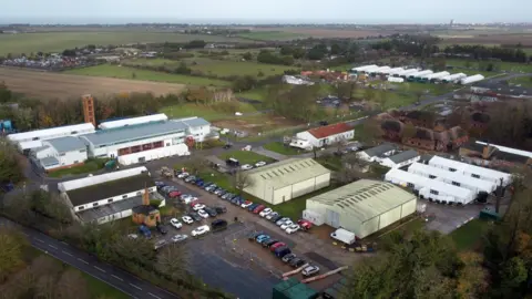 PA Media Manston arrivals and processing centre