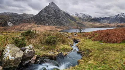 Getty Images A picturesque stock image of Tryfan mountain