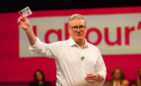 PA Media In Purfleet on Thursday Sir Keir Starmer set out what Labour would do first if it won the next general election