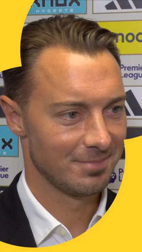 Matthias Jaissle during his post-match interview