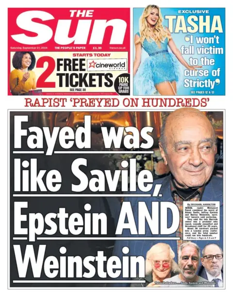  Fayed was similar  Savile, Epstein and Weinstein