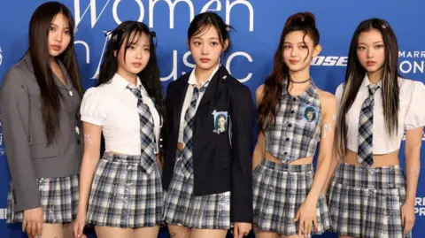 Reuters NewJeans attend the Billboard Women in Music Awards in Inglewood, California, U.S., March 6, 2024.