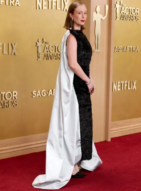 Getty Images Hannah Einbinder attends the 32nd Annual Actor Awards at Shrine Auditorium and Expo Hall on March 01, 2026 in Los Angeles, California