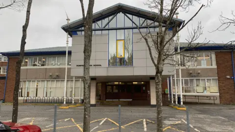 An external view of Dumfries High School