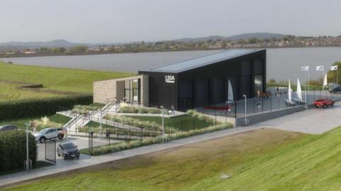 Artist's impression of the new boathouse