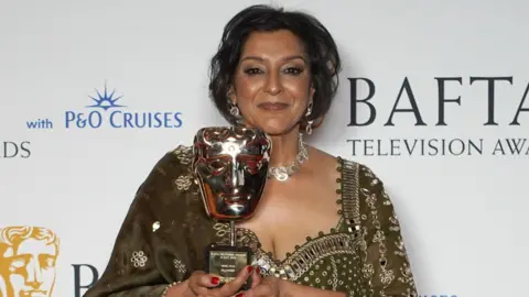 Meera Syal received her Bafta in 2023