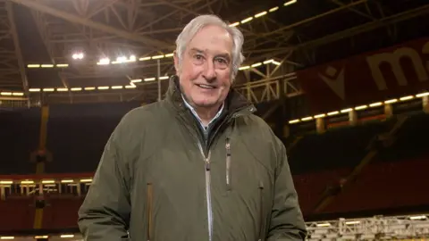 Sir Gareth Edwards at the Principality Stadium